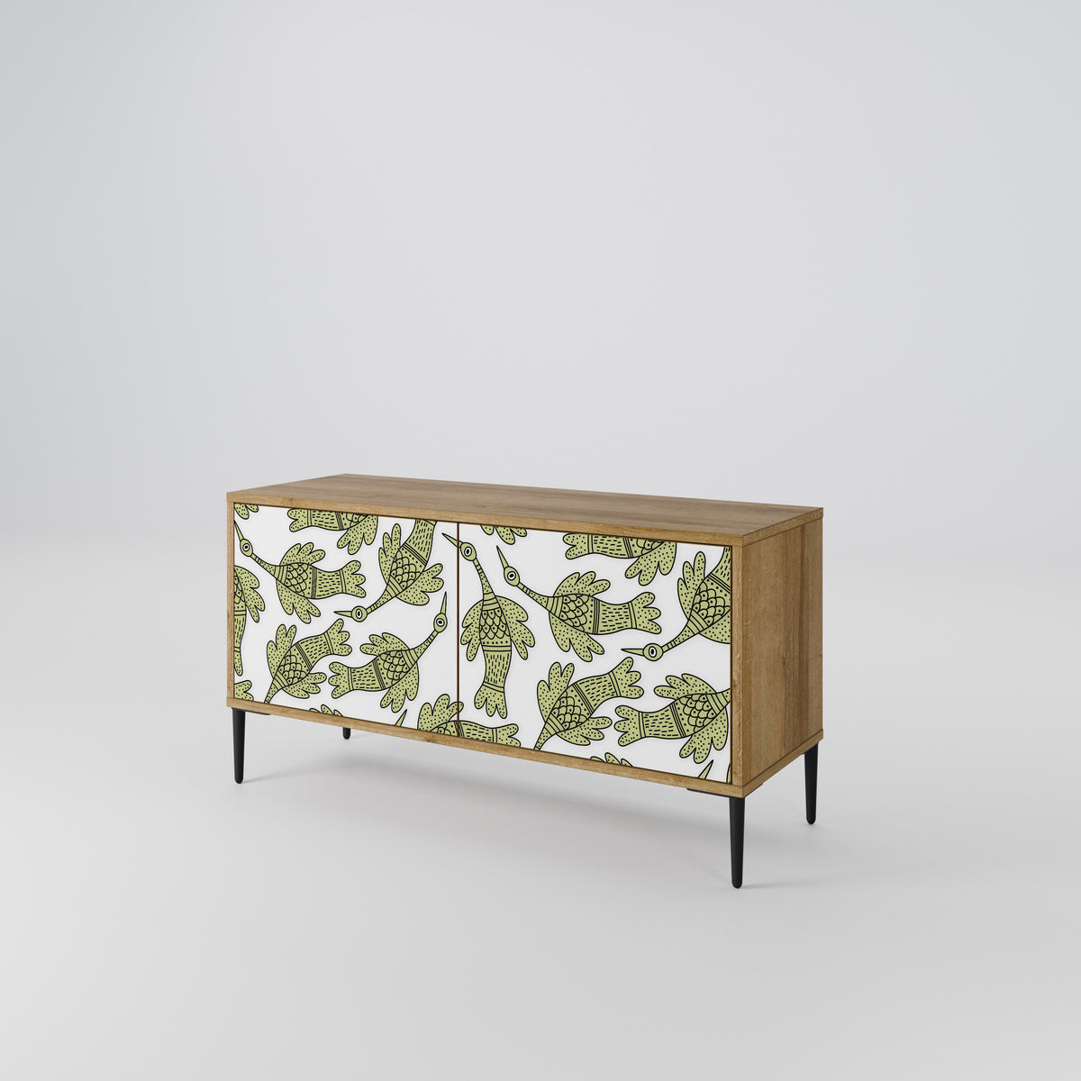 SEEDLING SONGBIRD Mueble de TV Compacto de 2 puertas