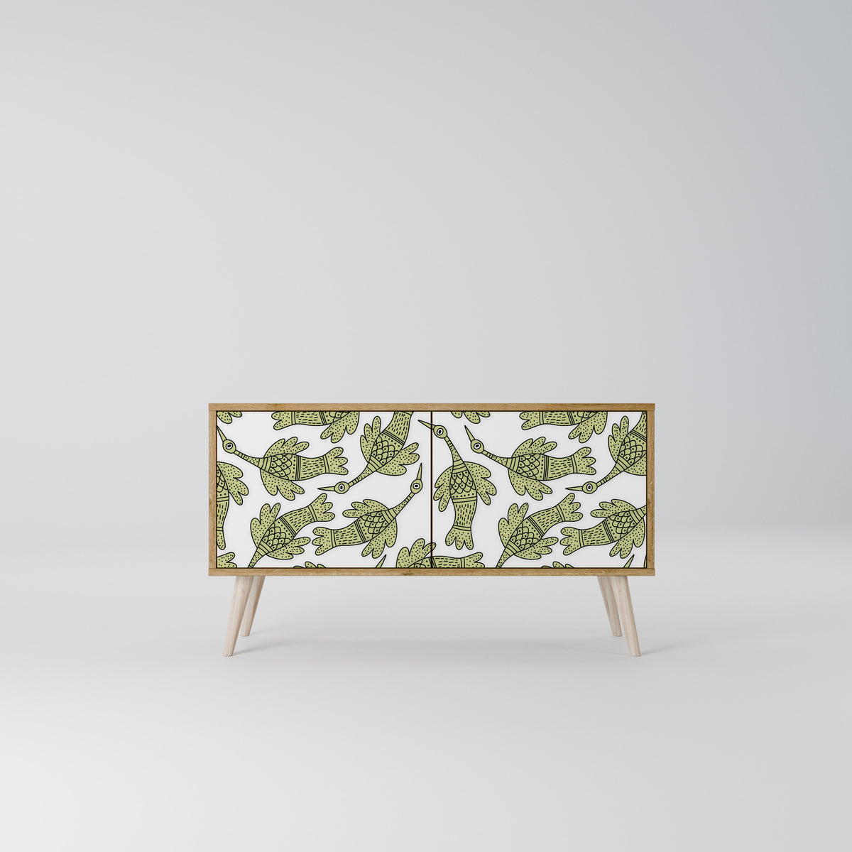 SEEDLING SONGBIRD Mueble de TV Compacto de 2 puertas