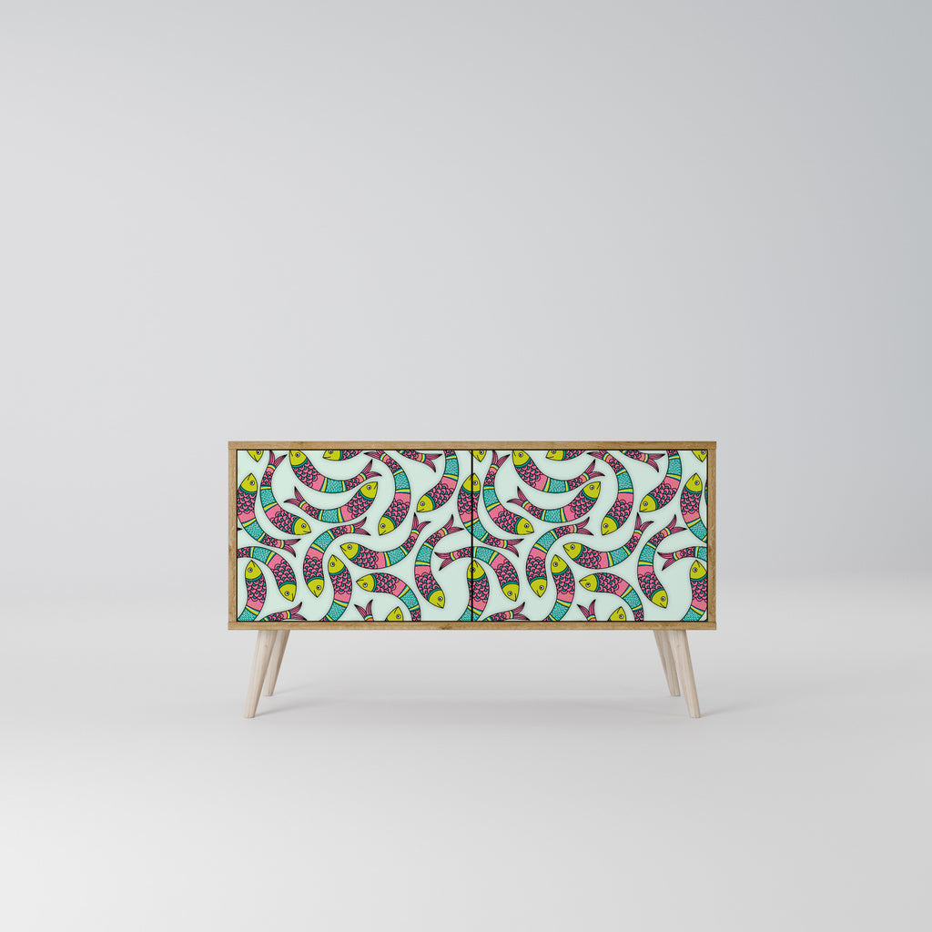 INDIAN FISH Mobile TV Compatto a 2 Ante