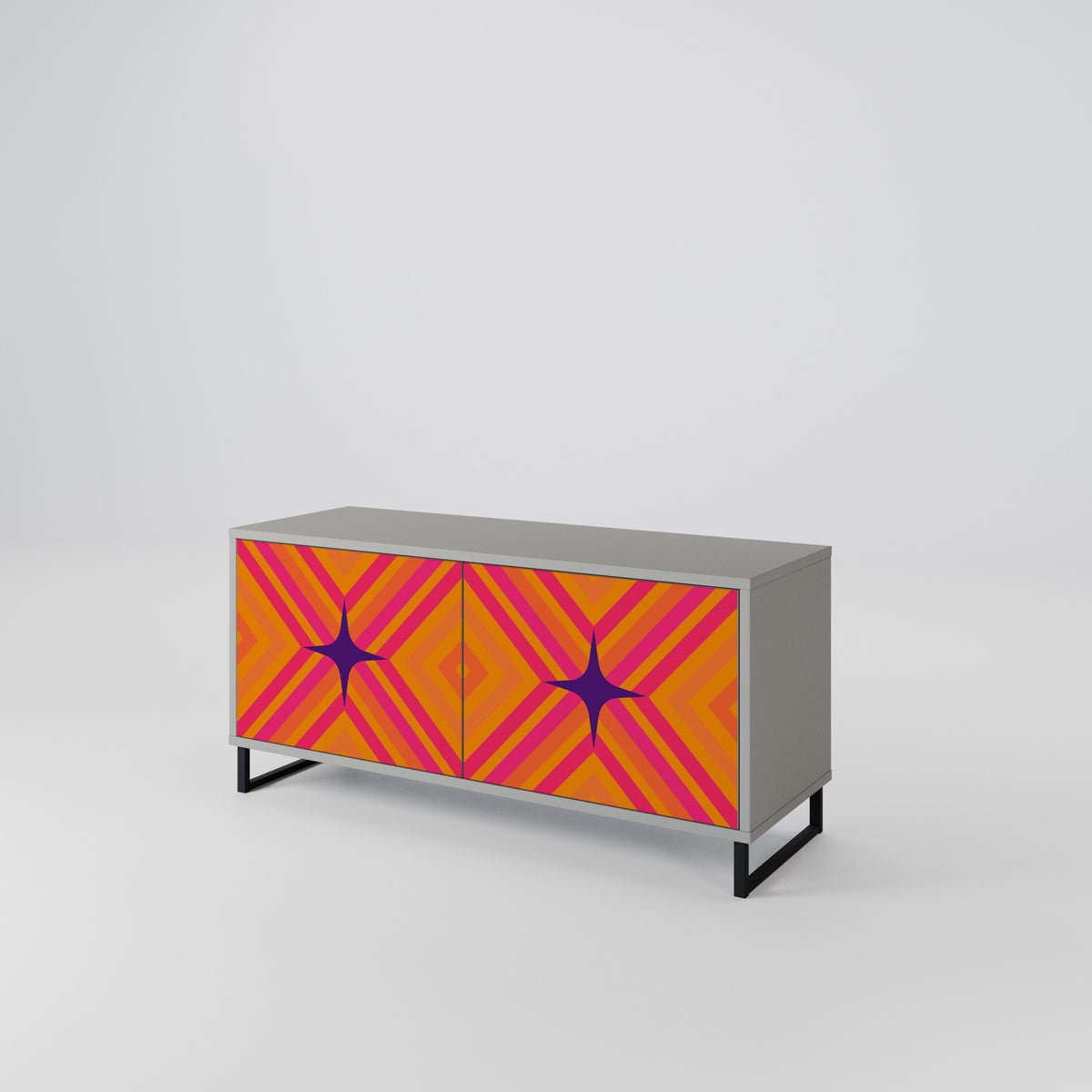 GEOMETRIC BRILLIANCE Mobile TV Compatto a 2 Ante