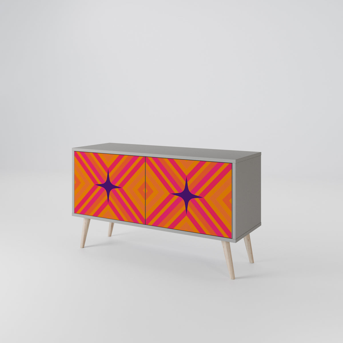 GEOMETRIC BRILLIANCE Mobile TV Compatto a 2 Ante