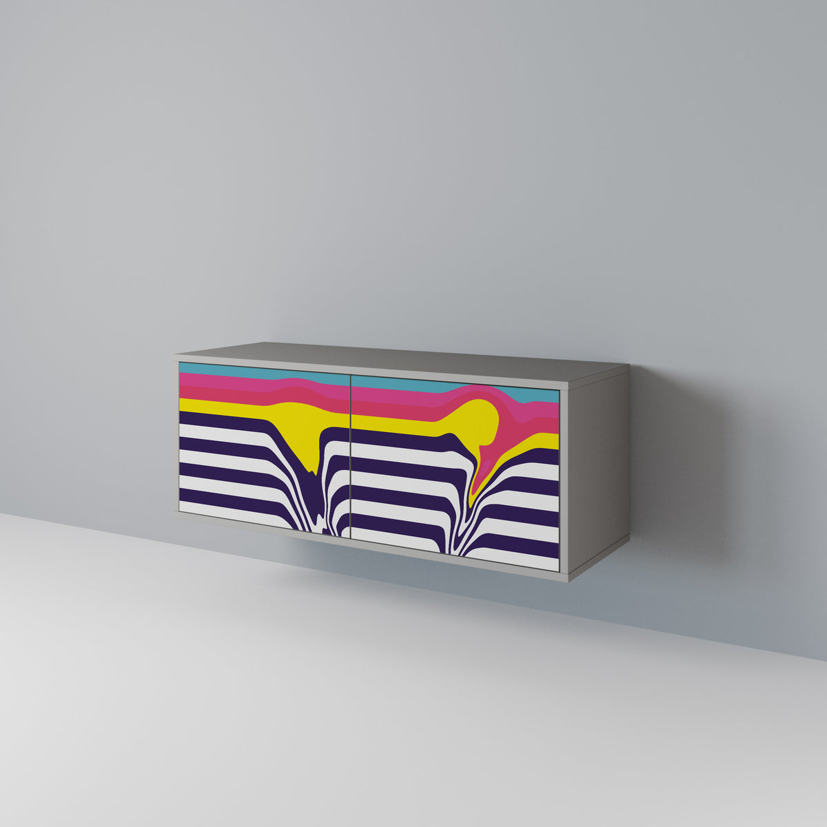 COLORFUL DIVERSION Mobile TV Compatto a 2 Ante