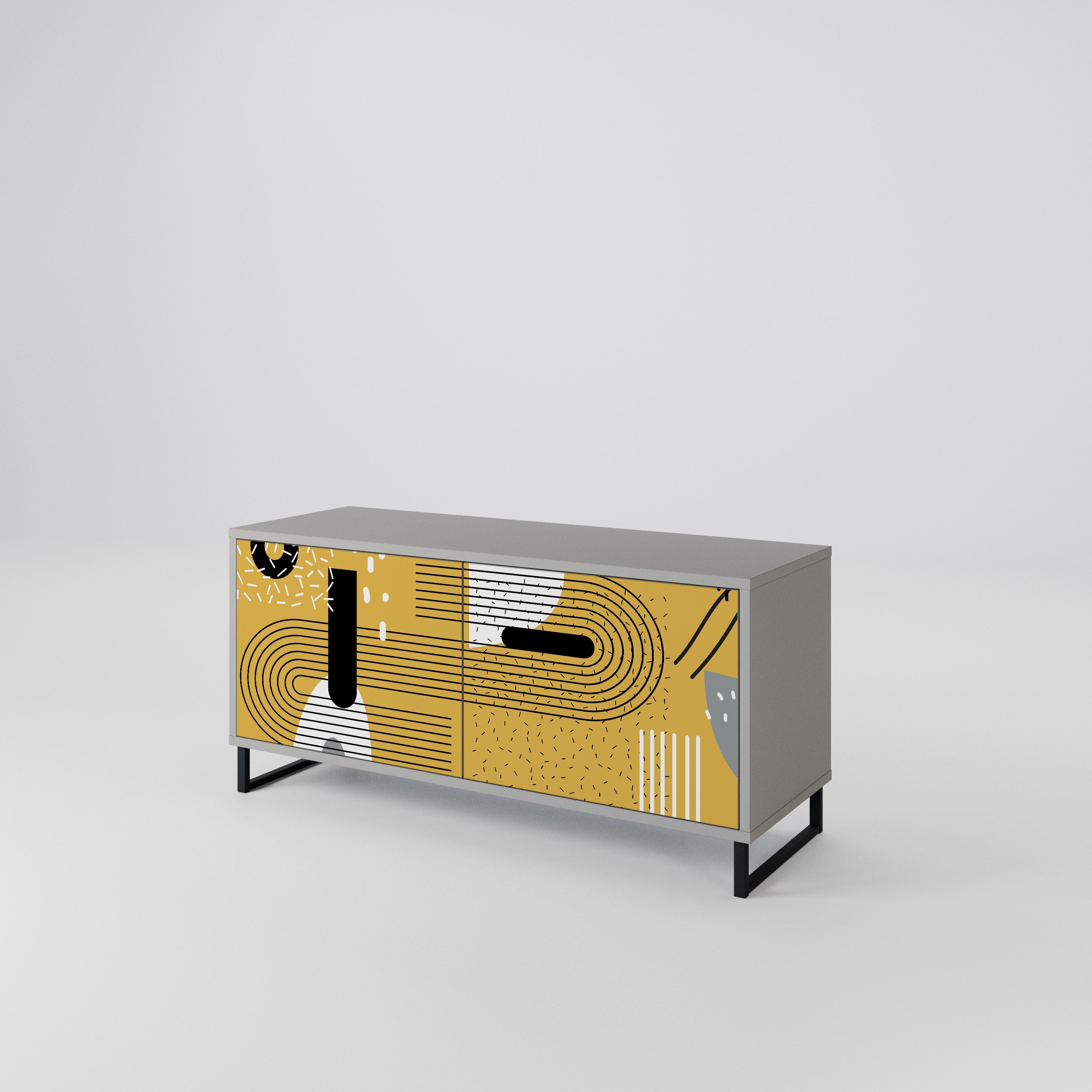 SHAPESHIFT SYMPHONY Compact 2-Door TV Cabinet