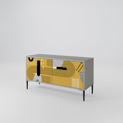 SHAPESHIFT SYMPHONY Compact 2-Door TV Cabinet