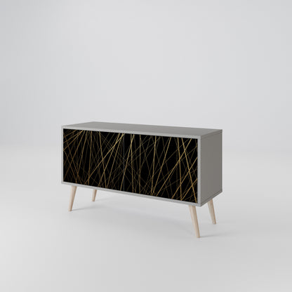 BRIGHT MESH Compact 2-Door TV Cabinet