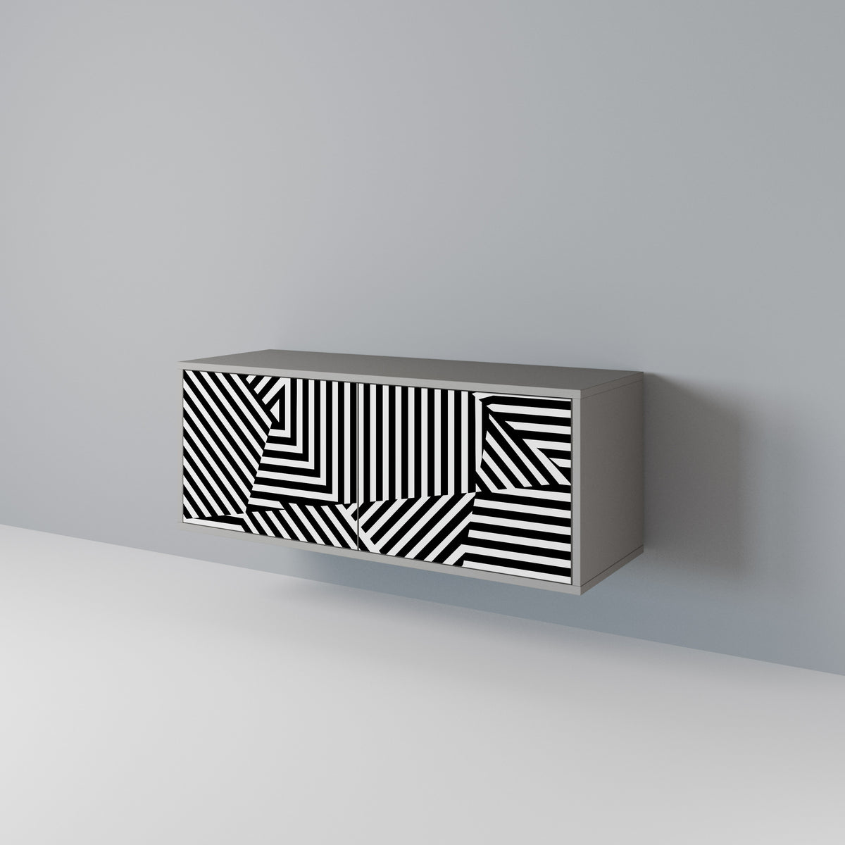 ILLUSIONARY LATTICE Mobile TV Compatto a 2 Ante