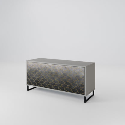 TESSELATED GRAYISH Mobile TV Compatto a 2 Ante