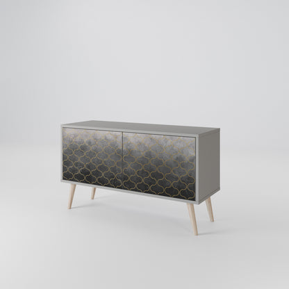 TESSELATED GRAYISH Mobile TV Compatto a 2 Ante