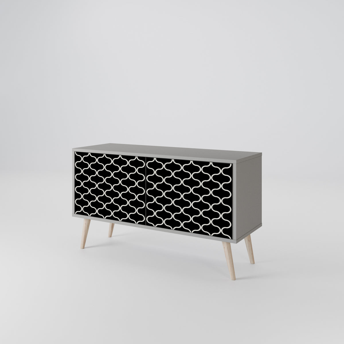 TESSELATED BLACKNESS Mobile TV Compatto a 2 Ante