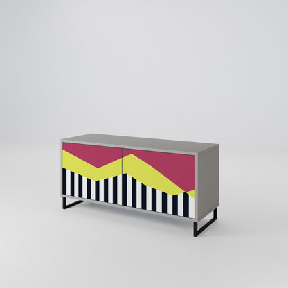 PIANO FANTASY Kompaktes 2-türiges TV-Lowboard