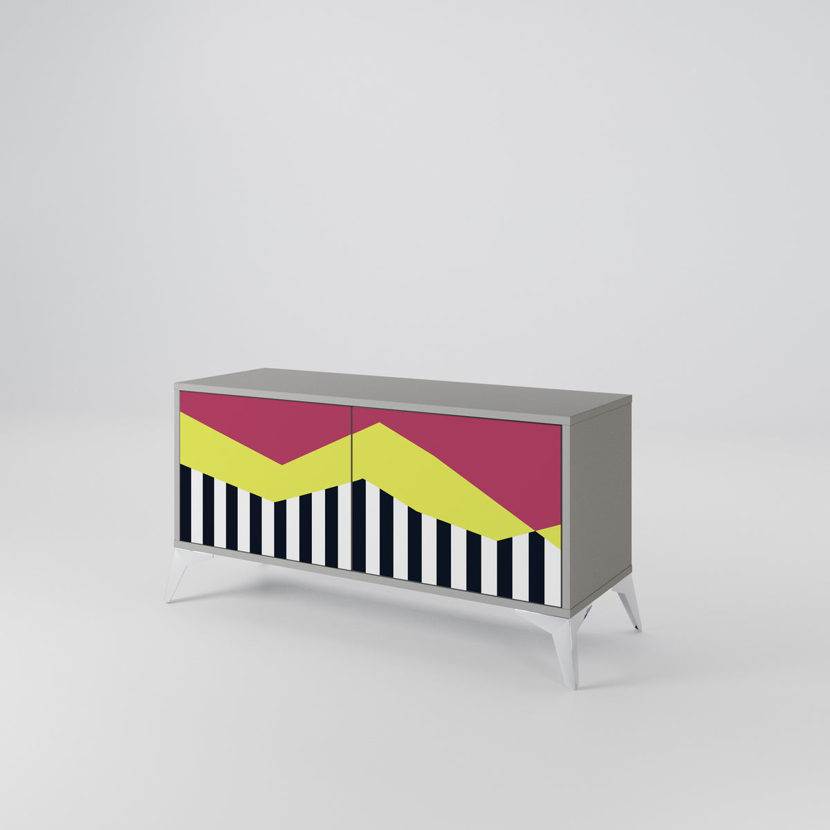 PIANO FANTASY Kompaktes 2-türiges TV-Lowboard