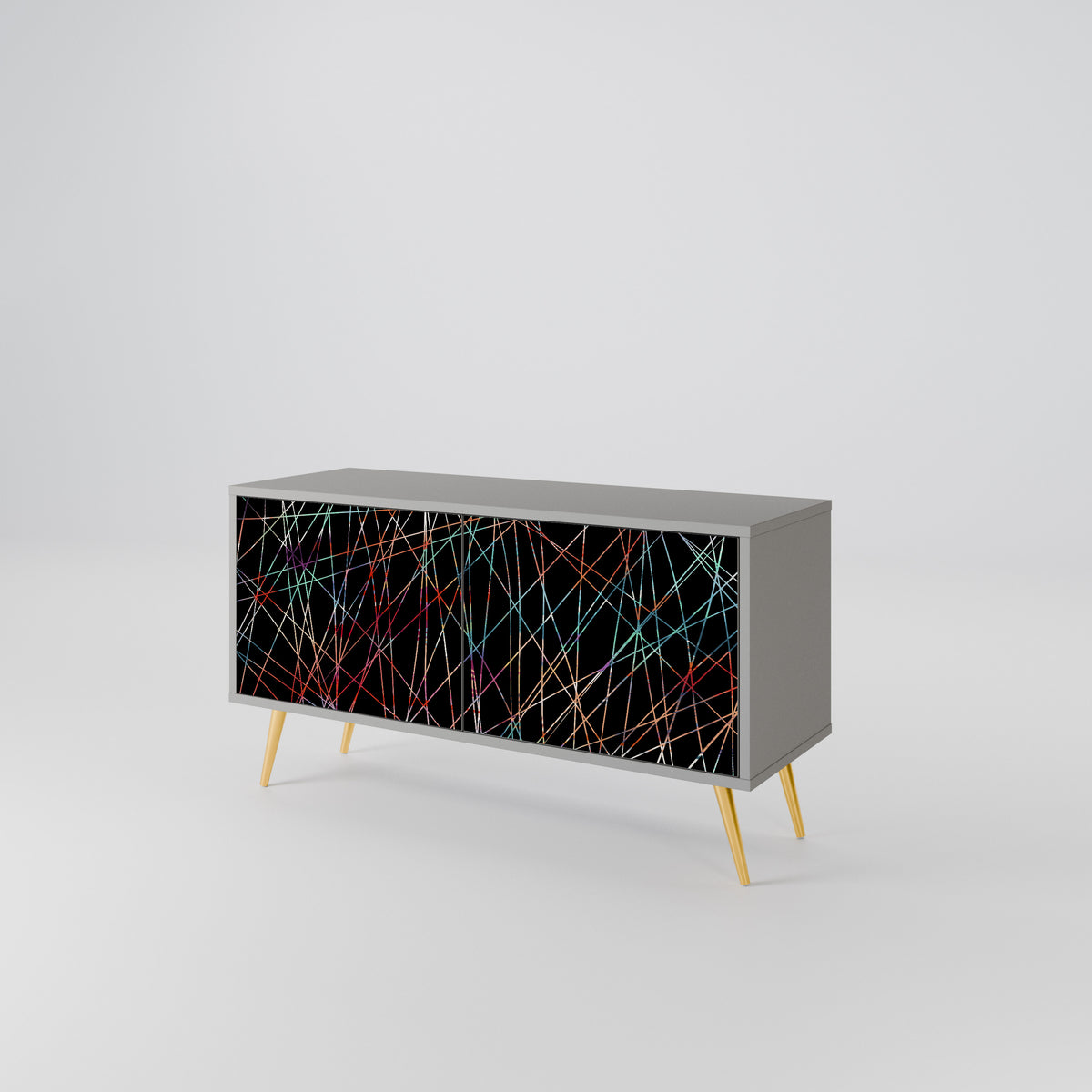 LUMINOUS SNARE Kompaktní dvoudveřový TV stolek