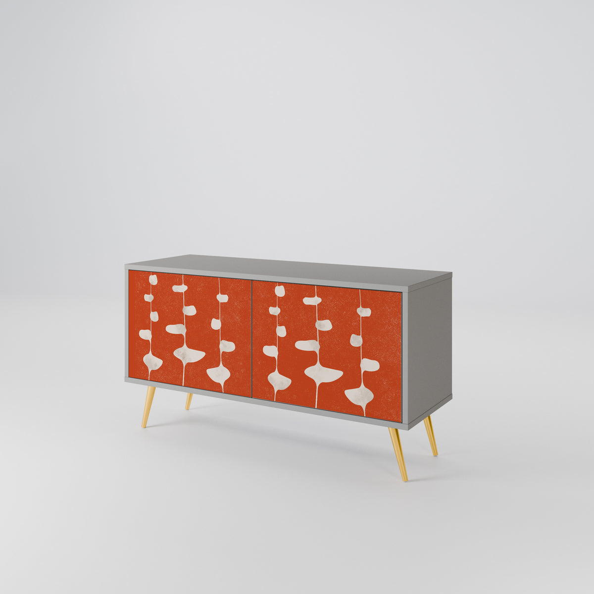 COURAGE MOLD Compact 2-Door TV Cabinet
