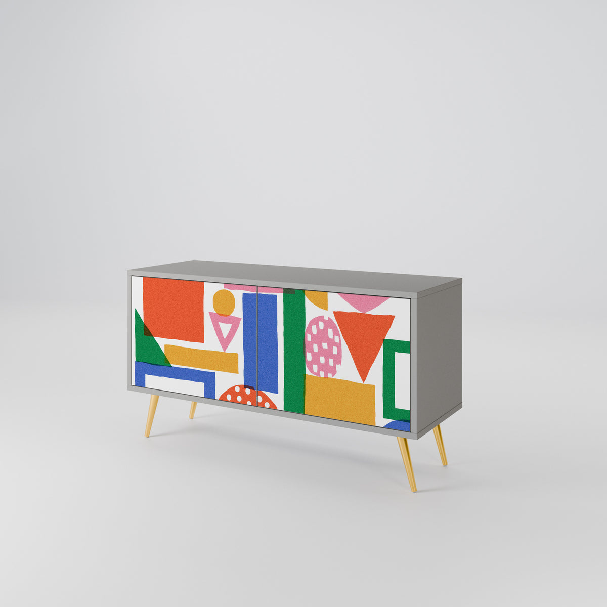 GEOMETRIC GLIMMER Mobile TV Compatto a 2 Ante