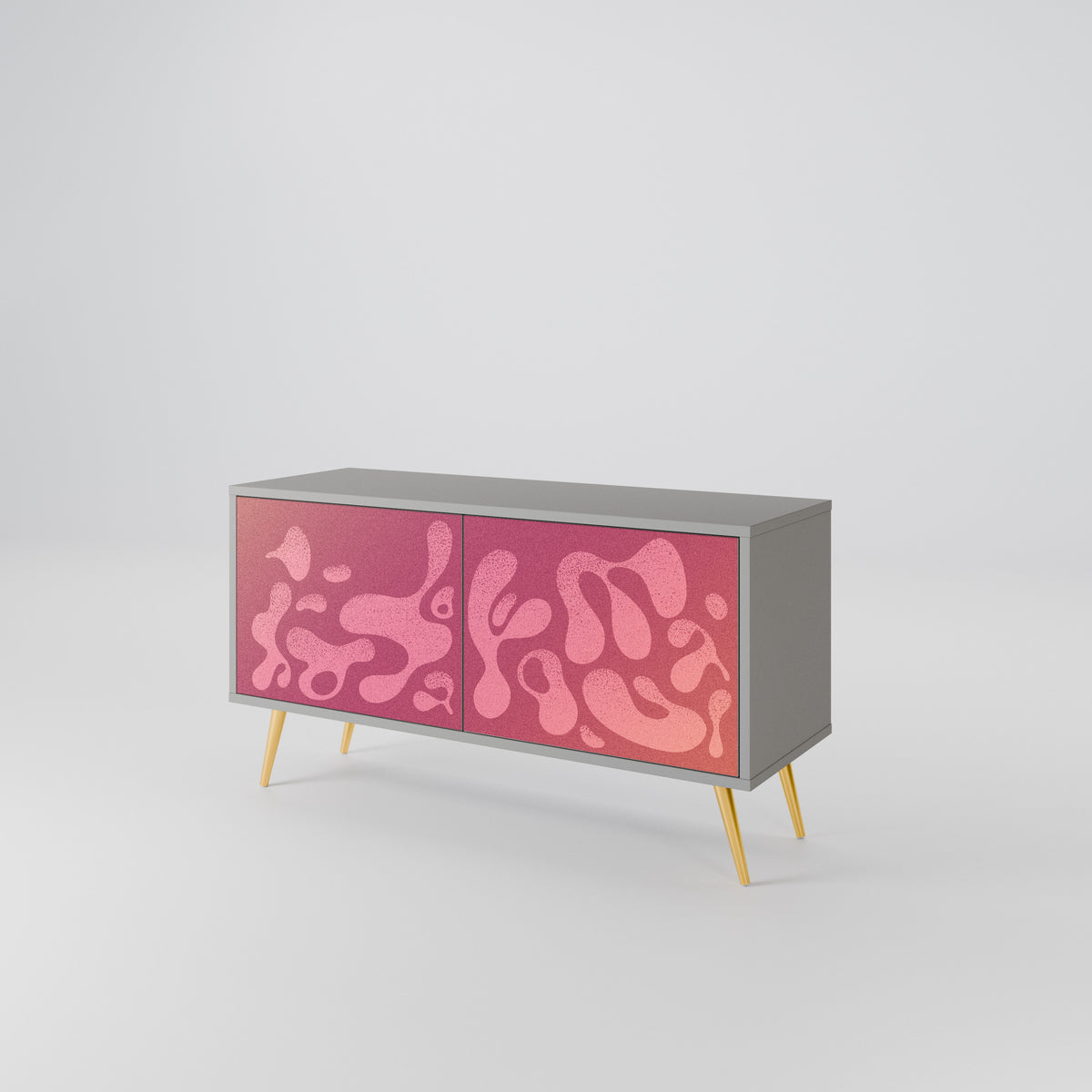 IRREGULAR PINK Mobile TV Compatto a 2 Ante