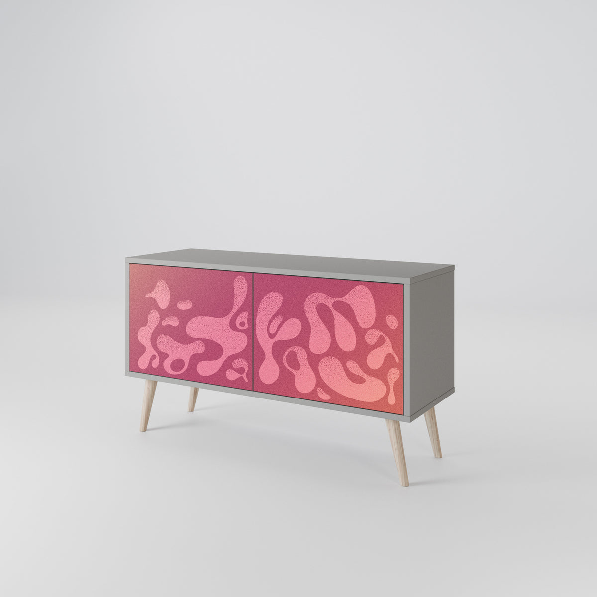 IRREGULAR PINK Mobile TV Compatto a 2 Ante