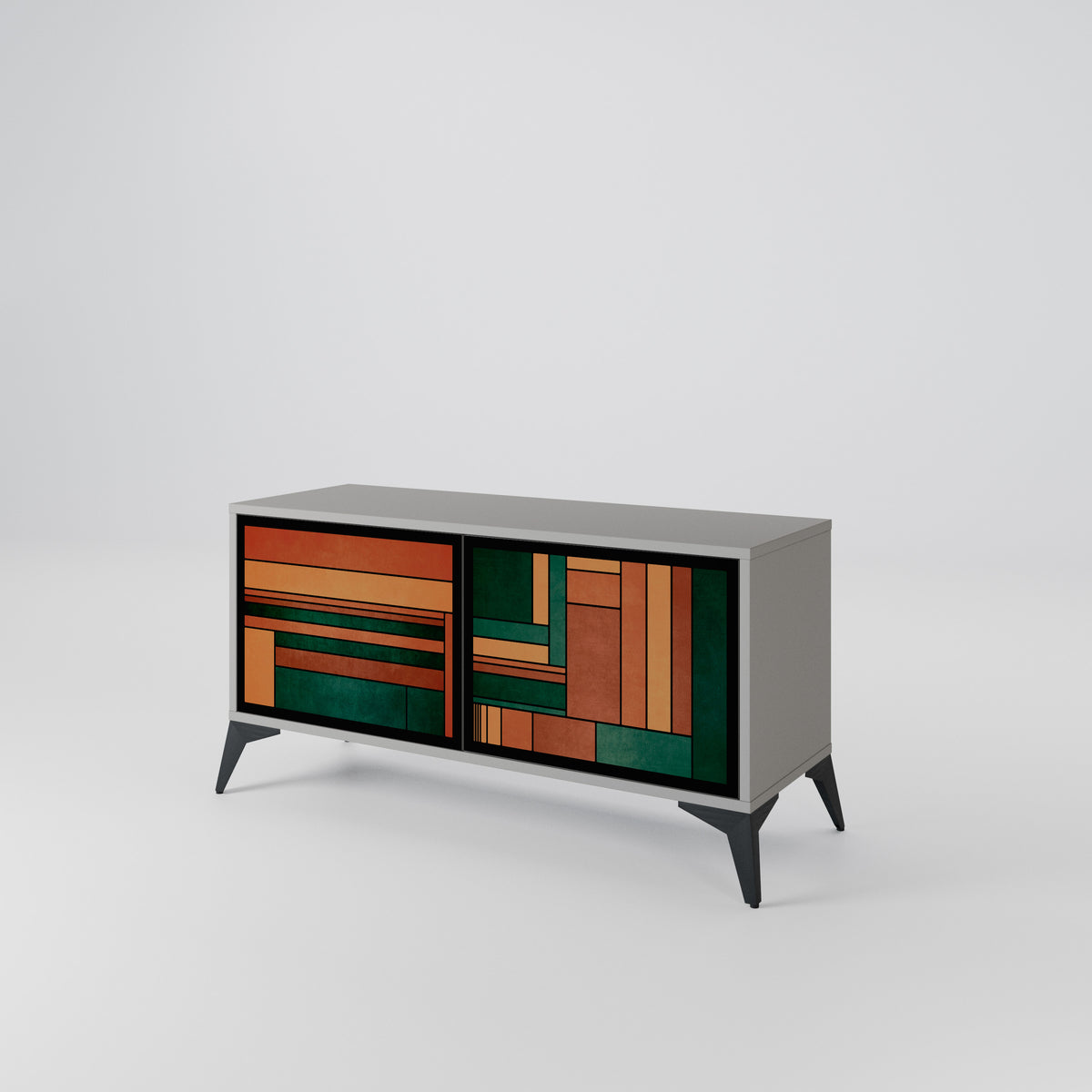 EARTHY FIGURES Mobile TV Compatto a 2 Ante