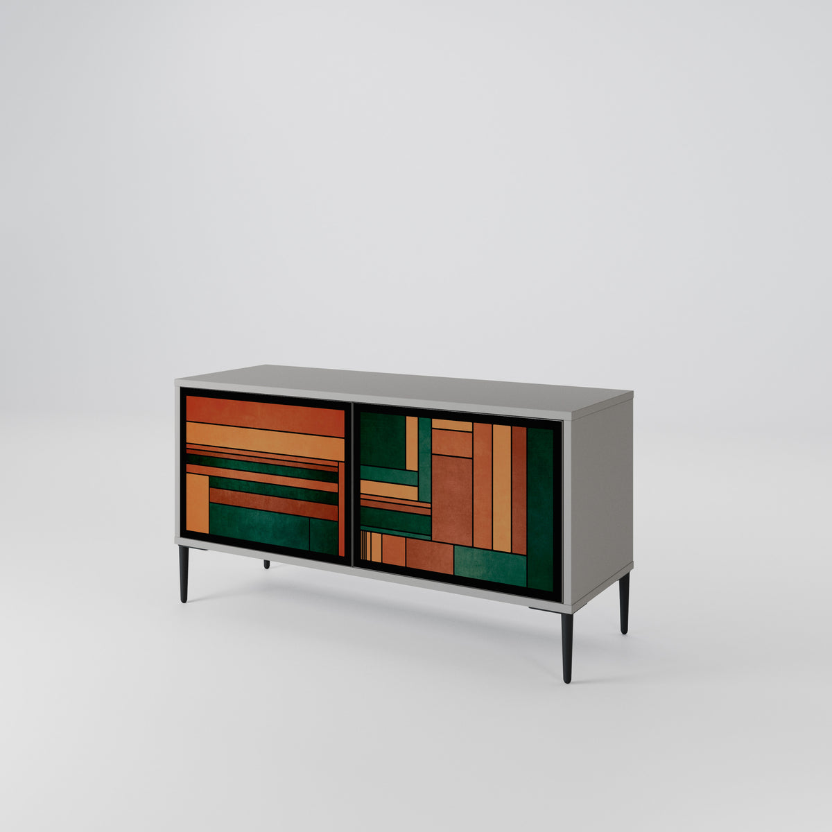 EARTHY FIGURES Mobile TV Compatto a 2 Ante