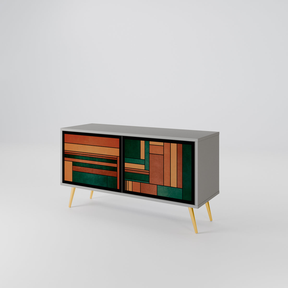 EARTHY FIGURES Mobile TV Compatto a 2 Ante