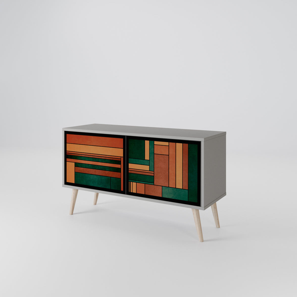 EARTHY FIGURES Mobile TV Compatto a 2 Ante