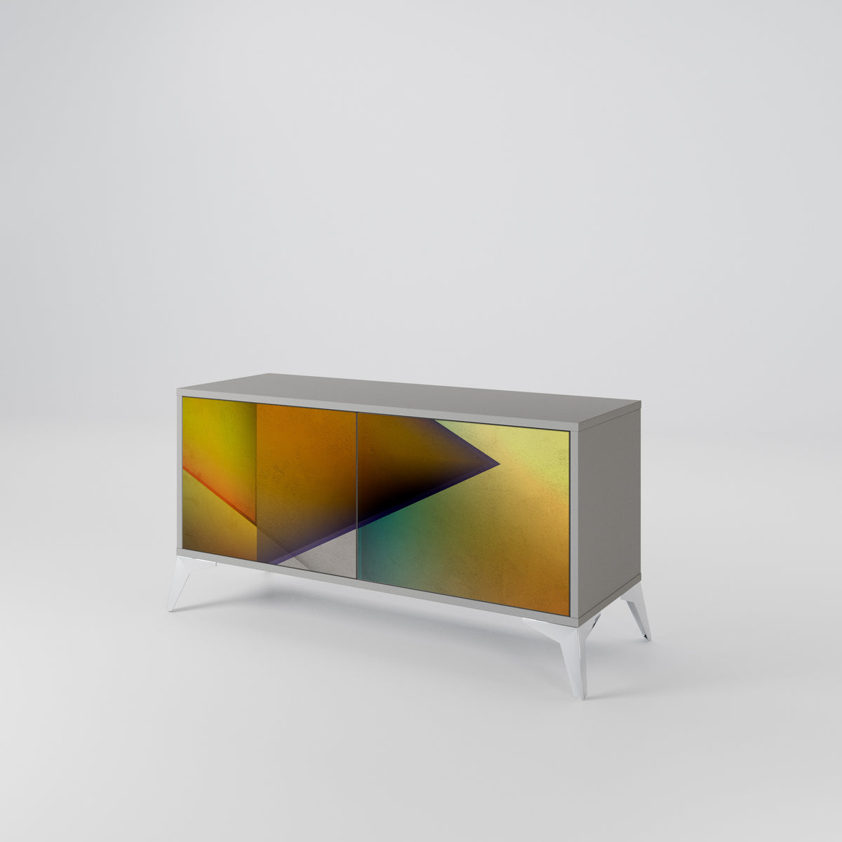 PIERCING SHARPNESS Mueble de TV Compacto de 2 puertas