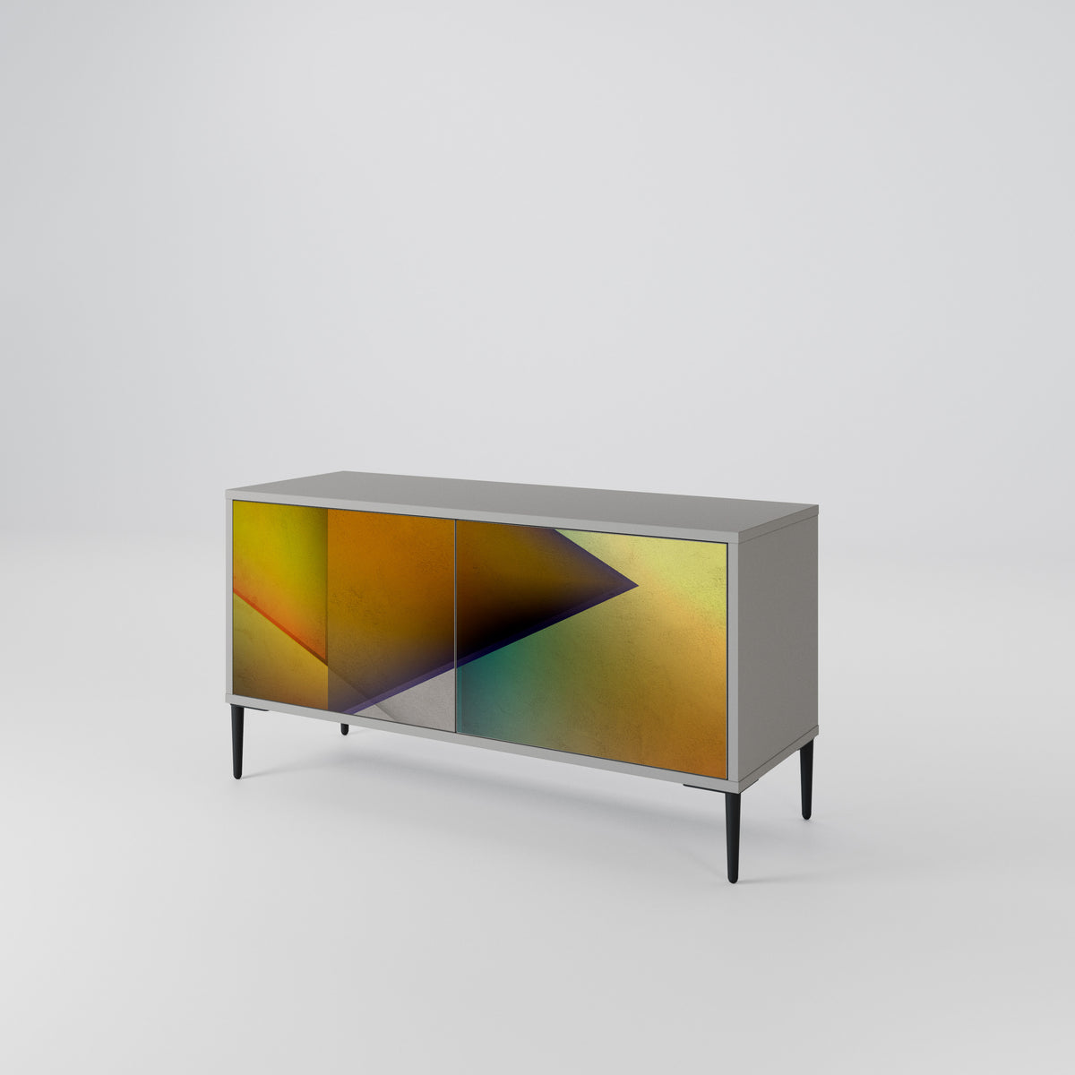PIERCING SHARPNESS Mueble de TV Compacto de 2 puertas