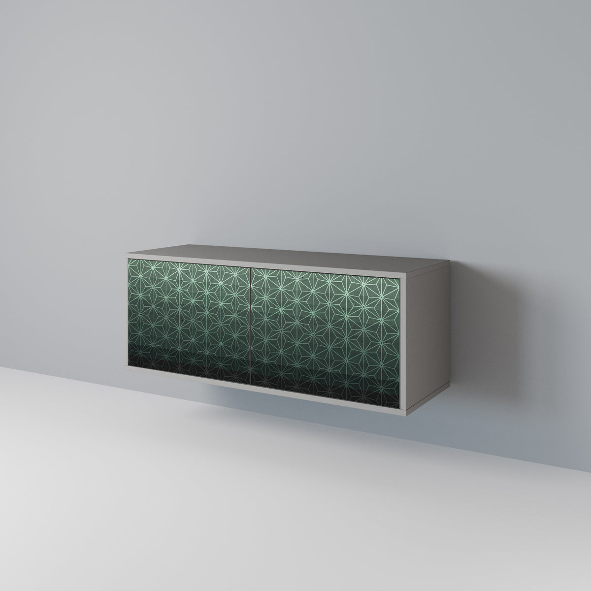 ORNAMENTAL GLIMMER Kompaktes 2-türiges TV-Lowboard