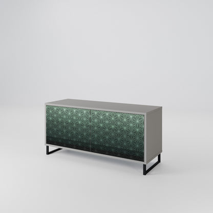 ORNAMENTAL GLIMMER Kompaktes 2-türiges TV-Lowboard