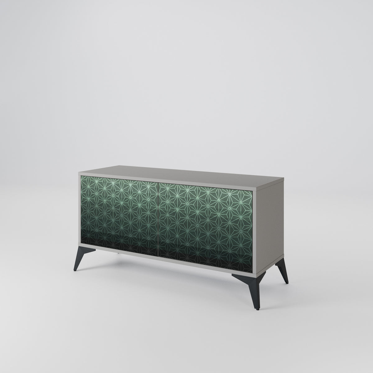 ORNAMENTAL GLIMMER Kompaktes 2-türiges TV-Lowboard
