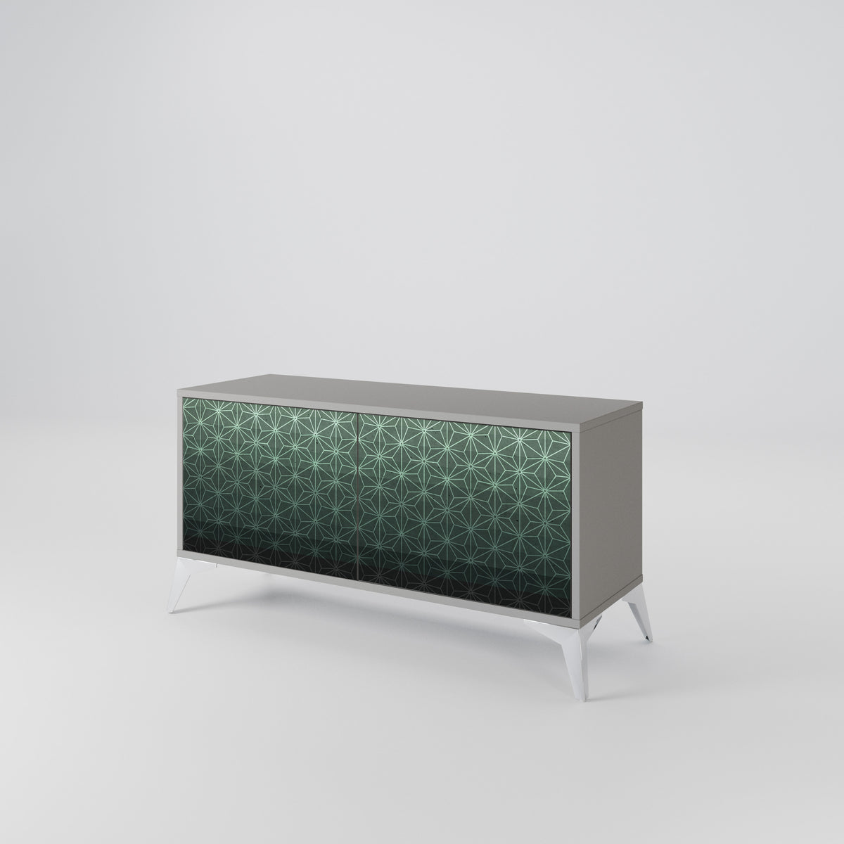 ORNAMENTAL GLIMMER Kompaktes 2-türiges TV-Lowboard