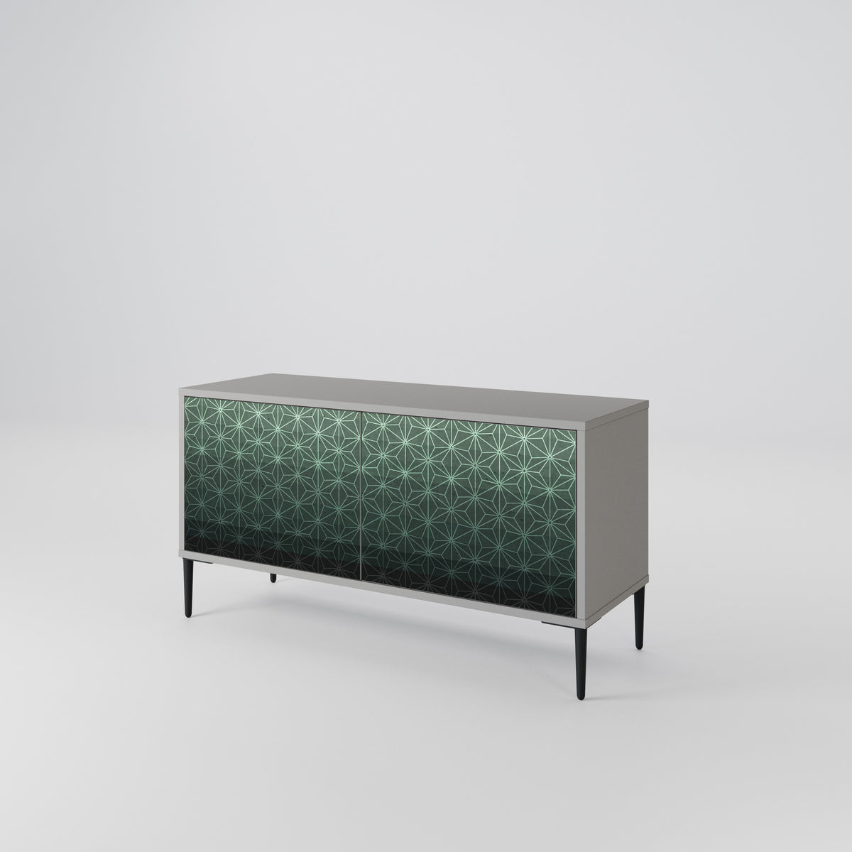 ORNAMENTAL GLIMMER Kompaktes 2-türiges TV-Lowboard