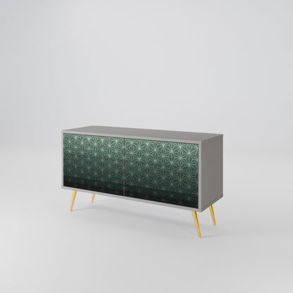 ORNAMENTAL GLIMMER Kompaktes 2-türiges TV-Lowboard