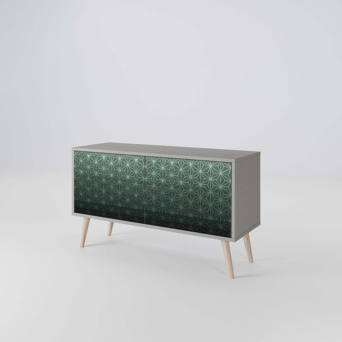 ORNAMENTAL GLIMMER Kompaktes 2-türiges TV-Lowboard