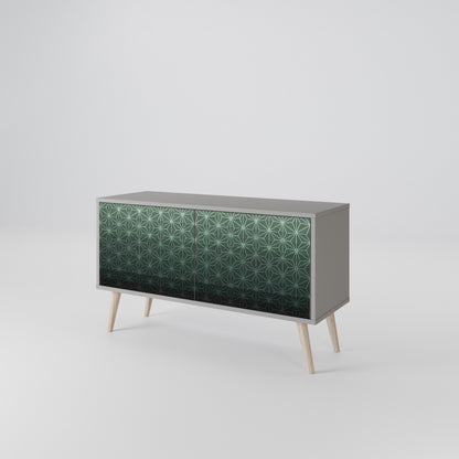 ORNAMENTAL GLIMMER Kompaktes 2-türiges TV-Lowboard