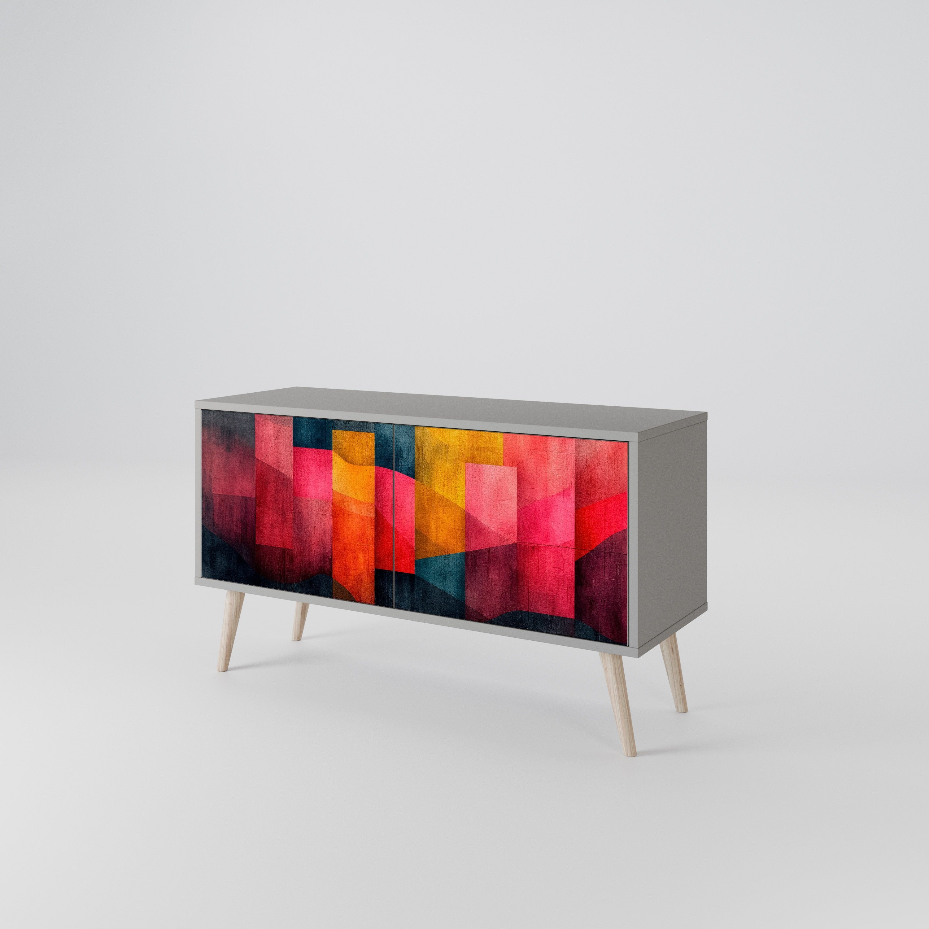 COLORFUL SOUNDS Compact 2-Door TV Cabinet