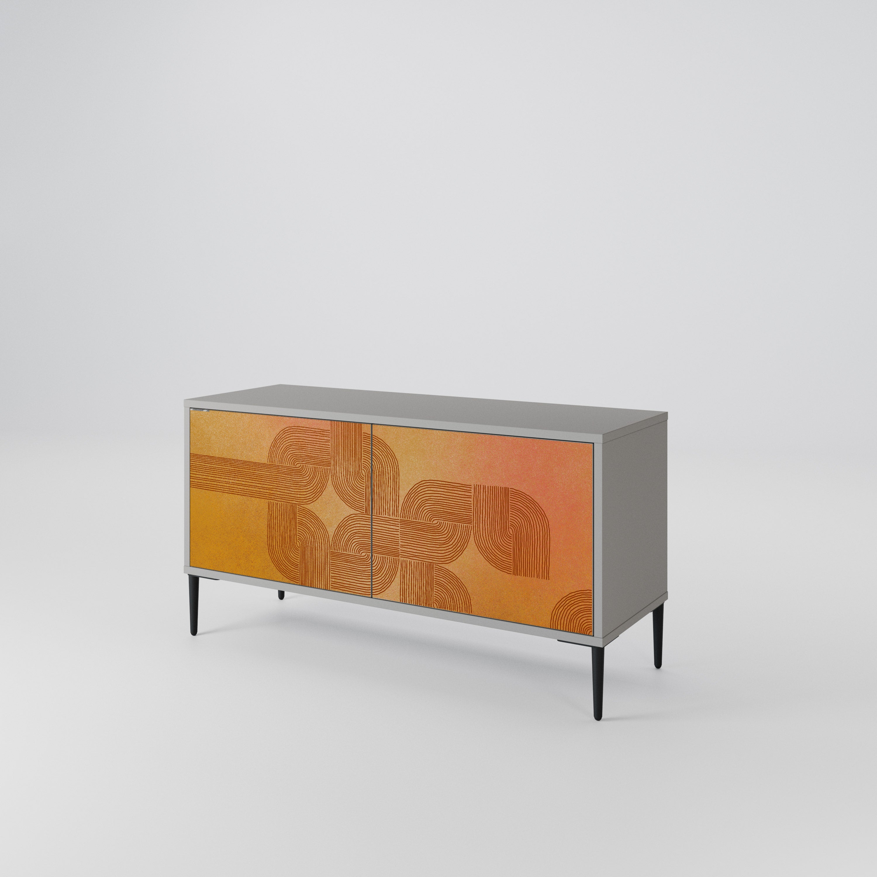 STRENGTHENING RELATION Mueble de TV Compacto de 2 puertas