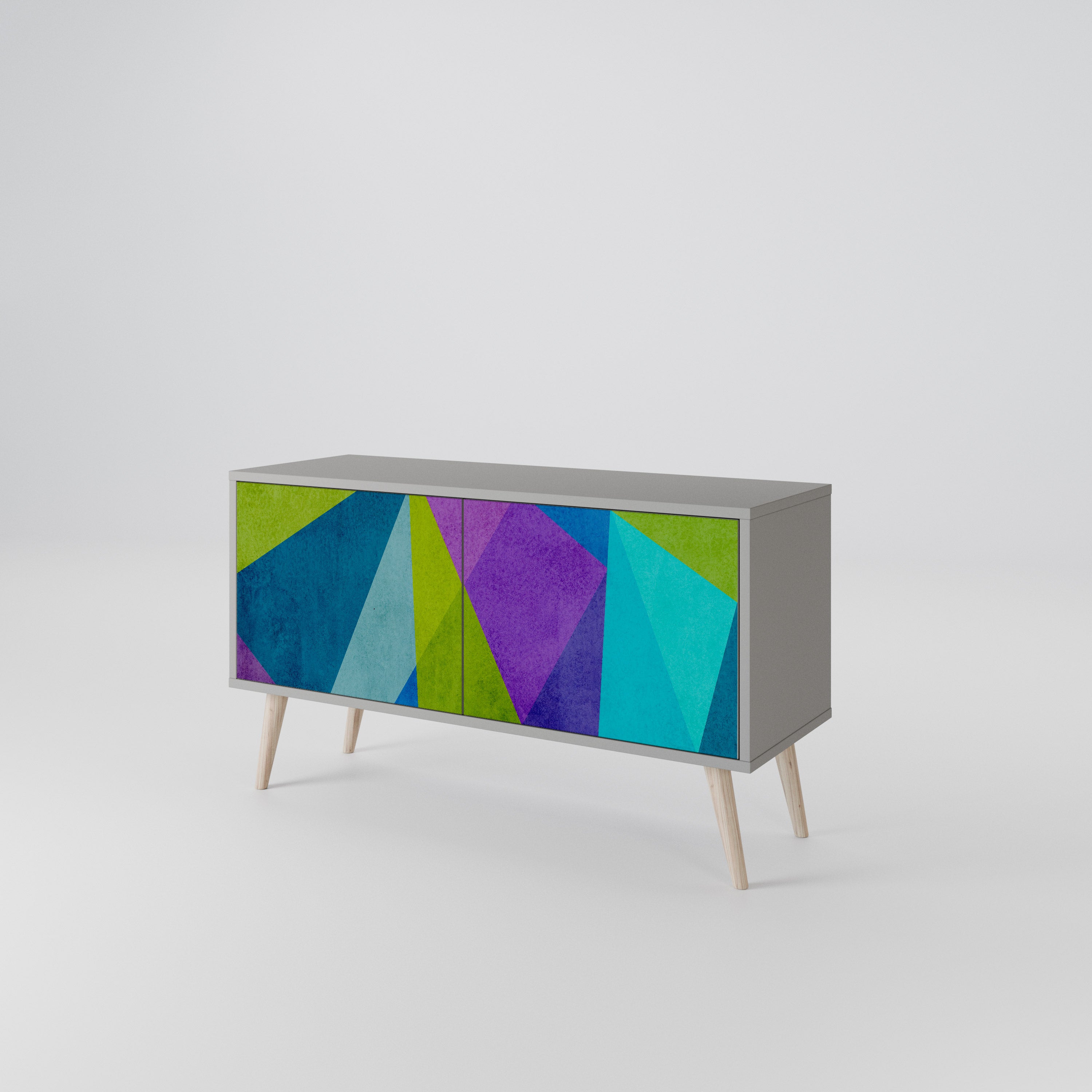 COLD SHOWCASE Mueble de TV Compacto de 2 puertas