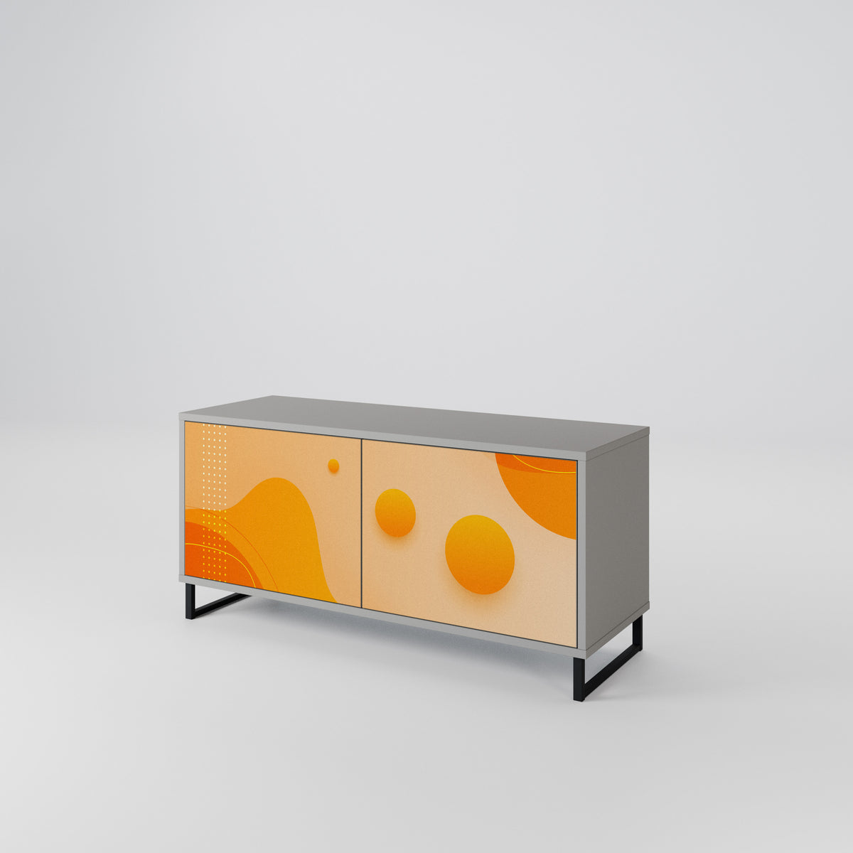 ORANGE ARRANGEMENT Συμπαγές έπιπλο τηλεόρασης 2-θυρών