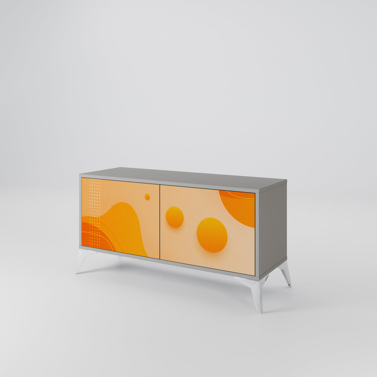 ORANGE ARRANGEMENT Συμπαγές έπιπλο τηλεόρασης 2-θυρών