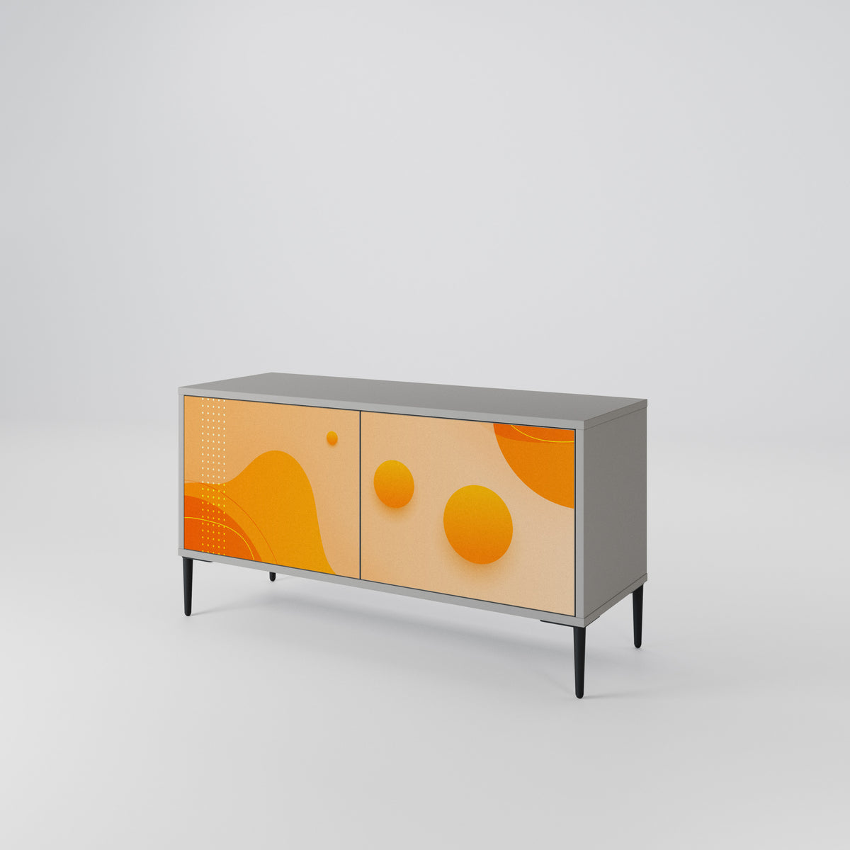 ORANGE ARRANGEMENT Συμπαγές έπιπλο τηλεόρασης 2-θυρών