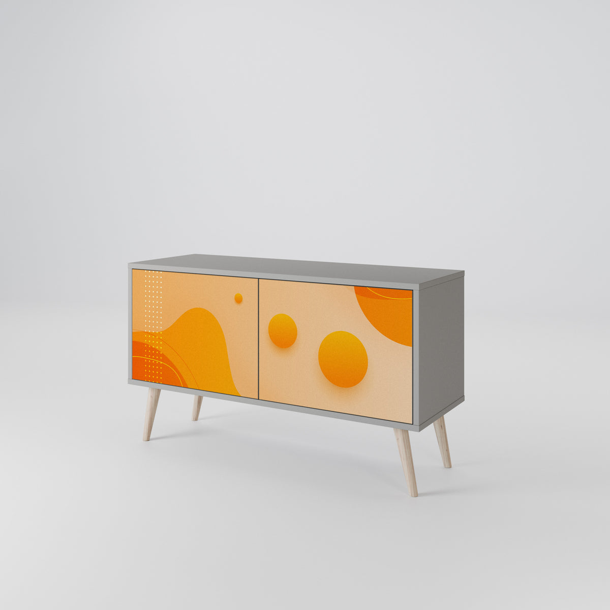 ORANGE ARRANGEMENT Συμπαγές έπιπλο τηλεόρασης 2-θυρών