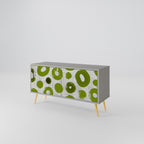 GREEN RHAPSODY Compact 2-Door TV Cabinet