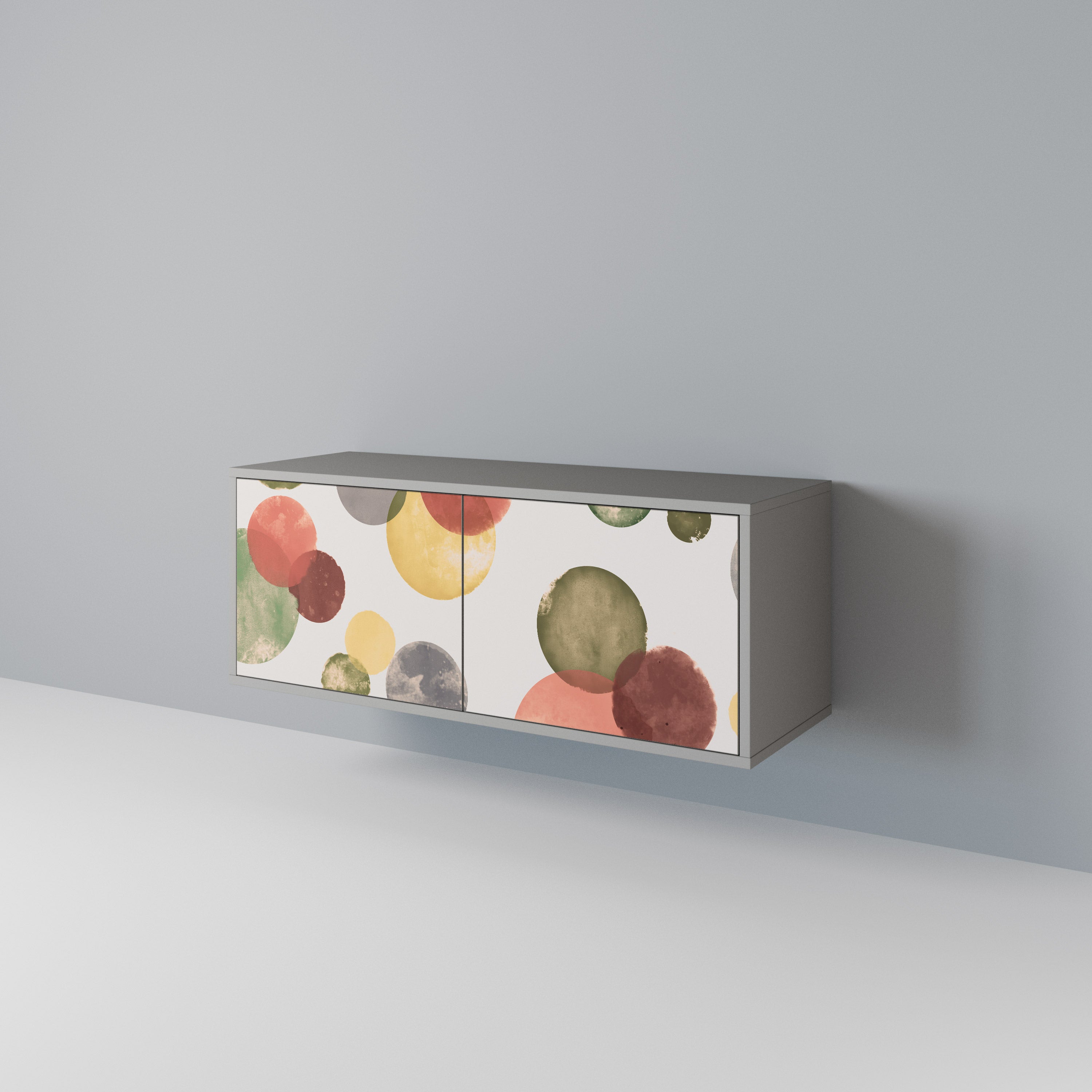 FLEETING HAPPINESS Mueble de TV Compacto de 2 puertas