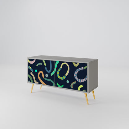 CONTRAST DANCE Compact 2-Door TV Cabinet