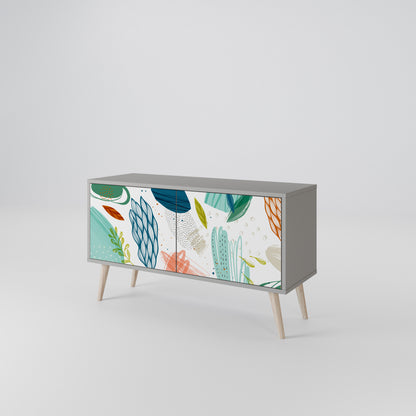 BOTANICAL HURRICANE Móvel de TV Compacto de 2 Portas
