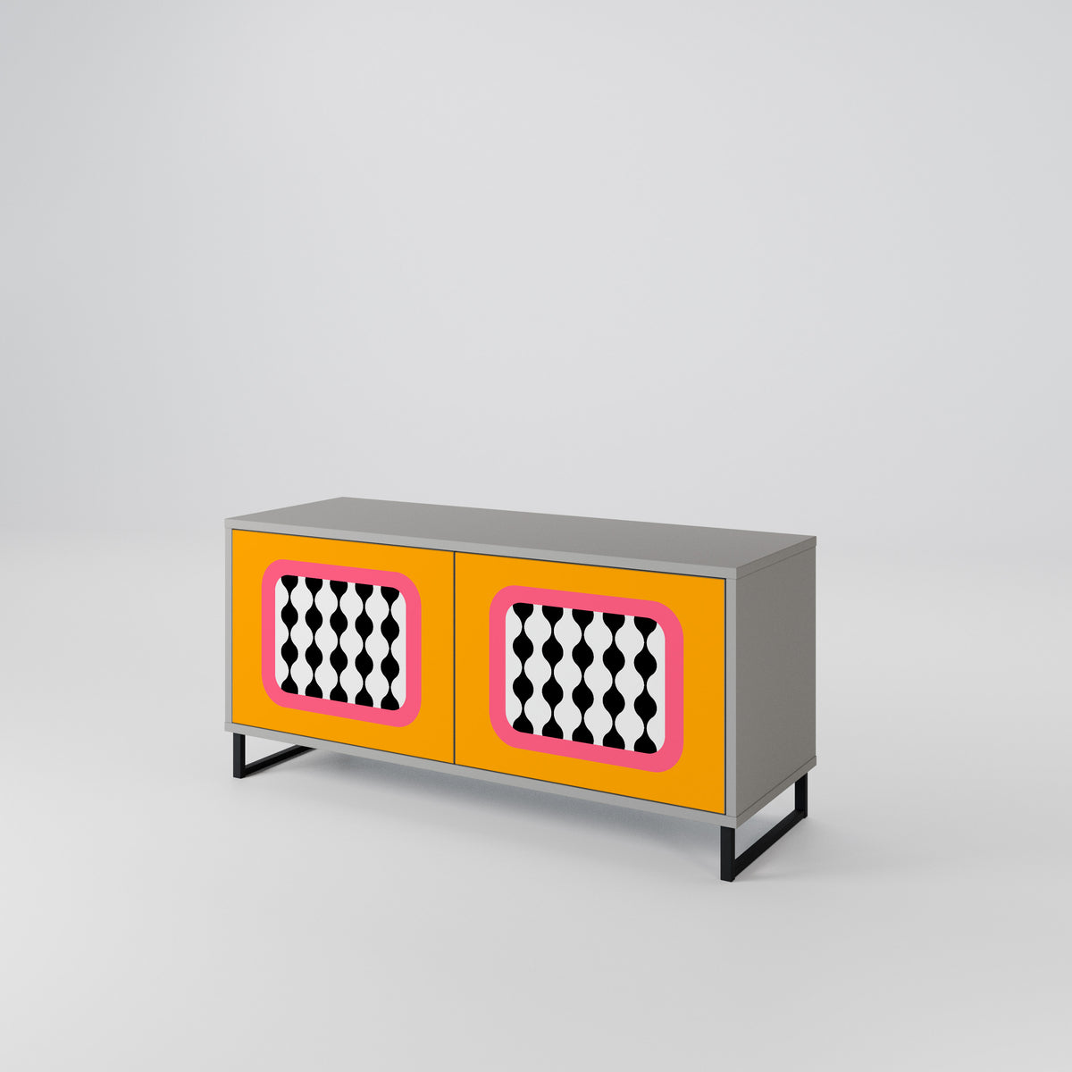 TEARS IN HEAVEN Compact 2-Door TV Cabinet