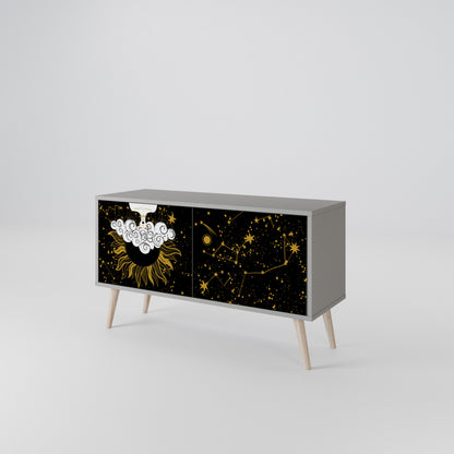 STELLAR CONSTELLATIONS Kompaktní dvoudveřový TV stolek