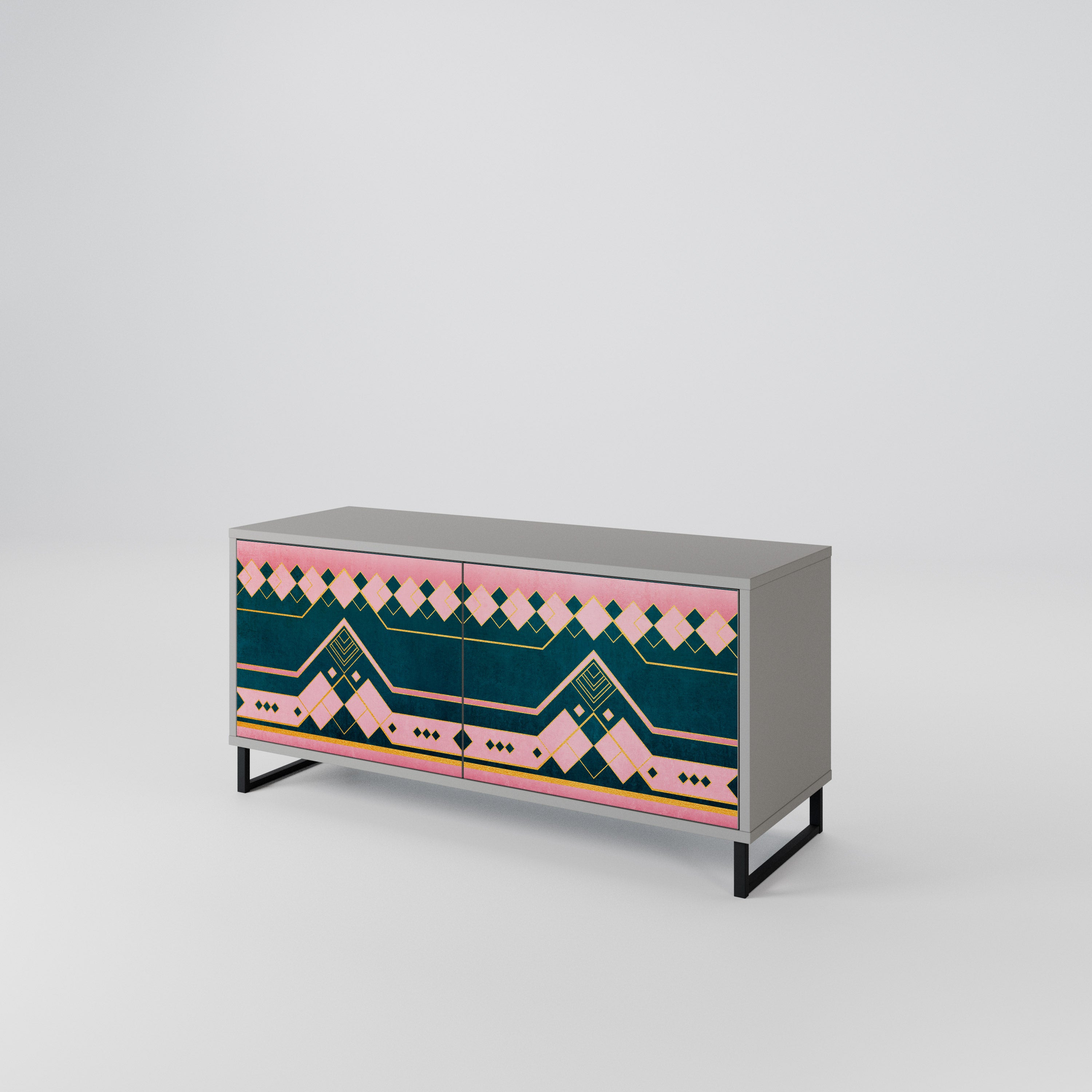 ROYAL COMPOSITION Mueble de TV Compacto de 2 puertas