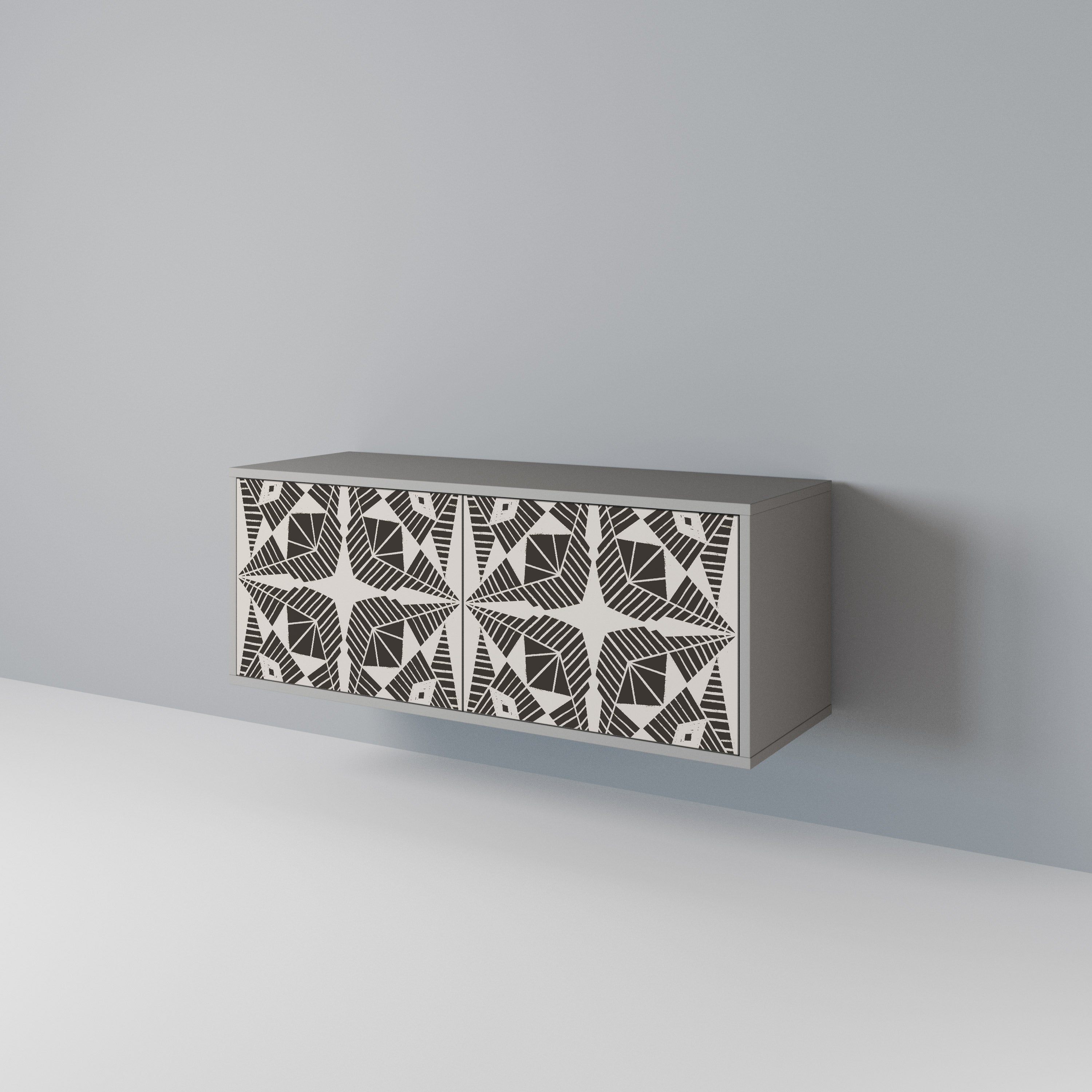 MONOCHROME NEXUS Kompaktní dvoudveřový TV stolek