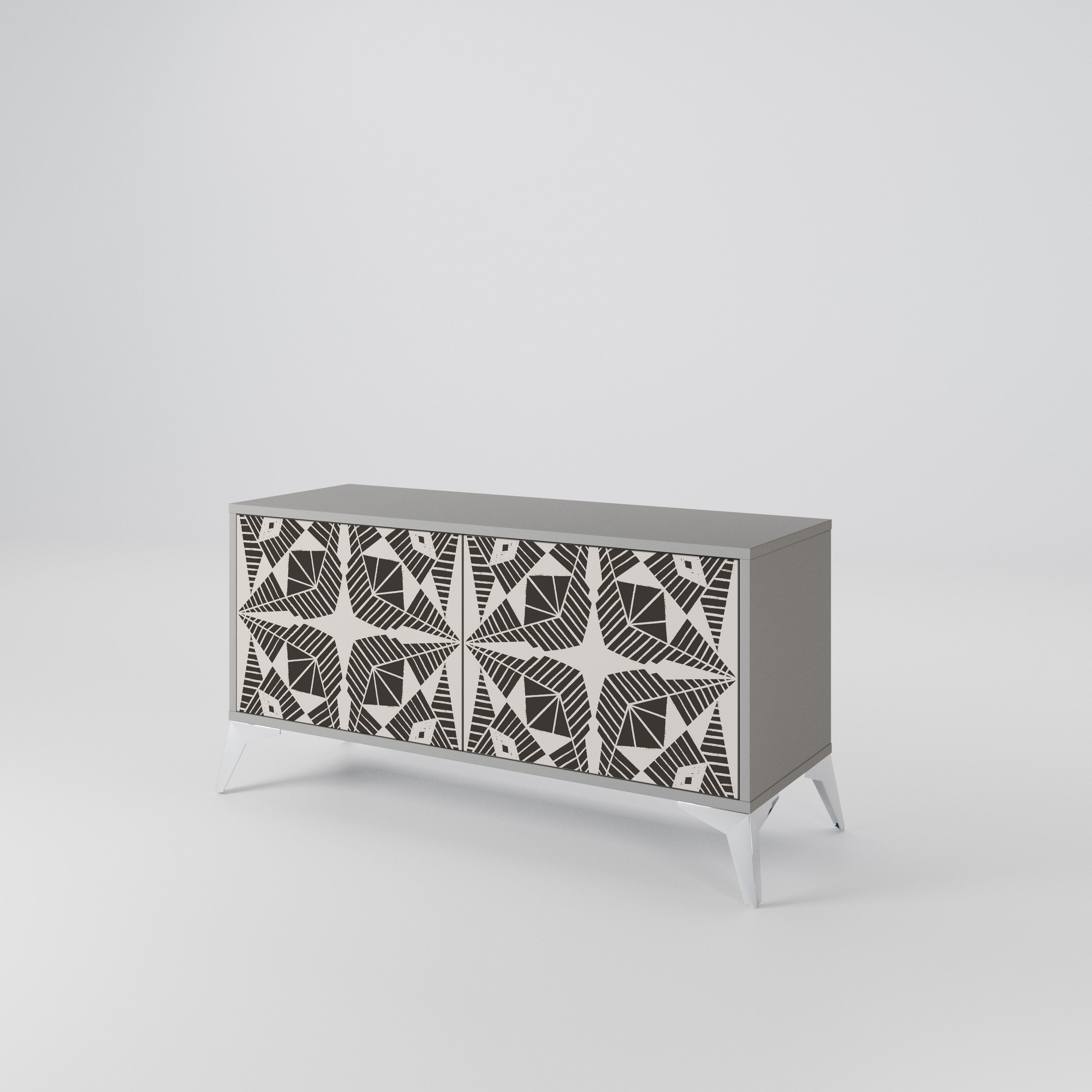 MONOCHROME NEXUS Kompaktní dvoudveřový TV stolek